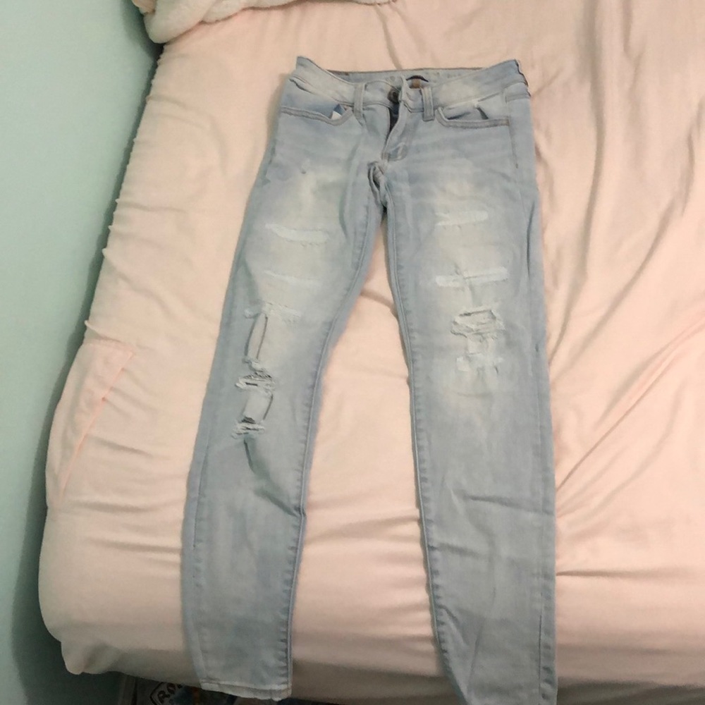 American Eagle “super stretch” skinny jeans